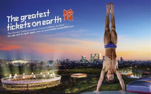 Once in a lifetime: Tom Daley advertising Olympic tickets Photo: LONDON 2012